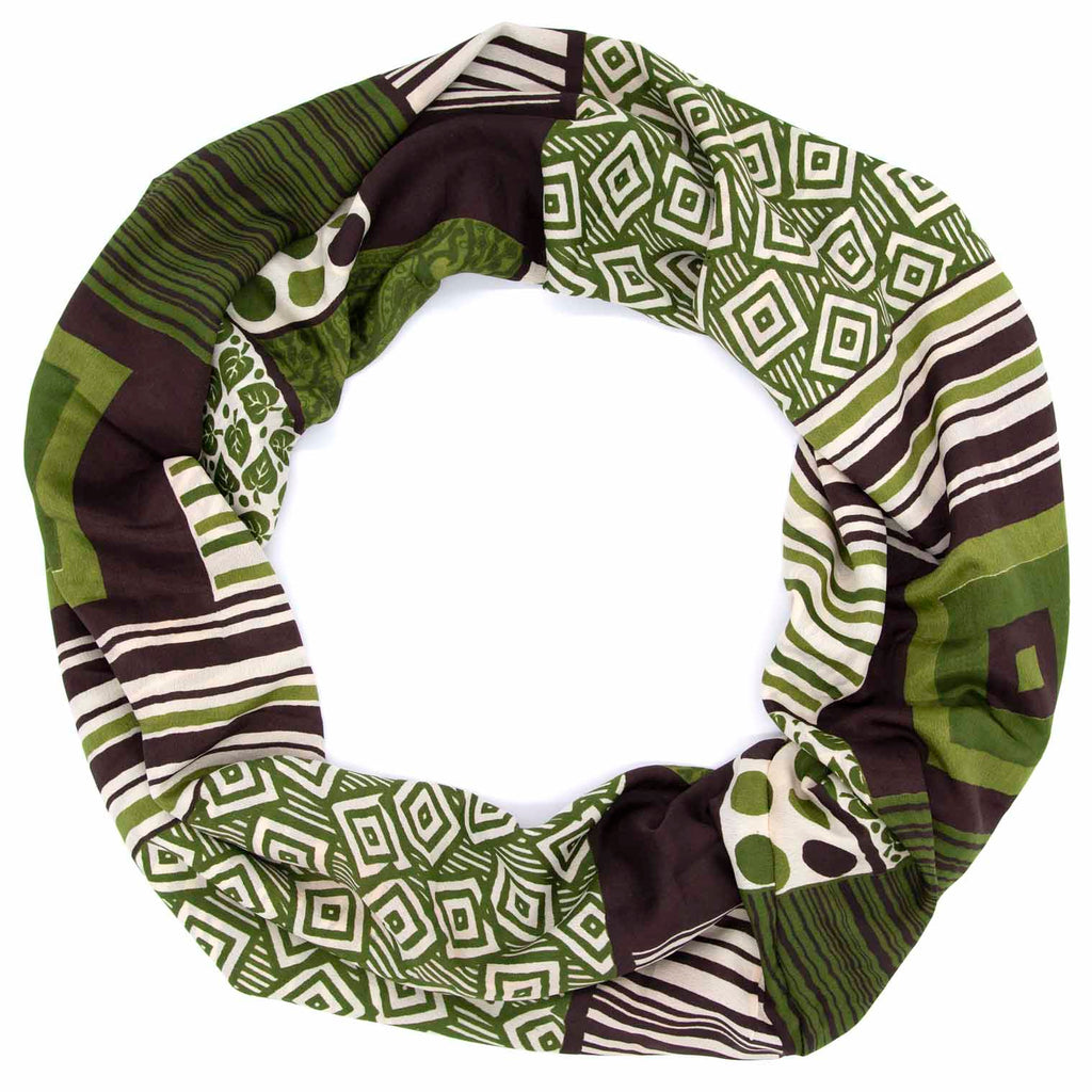 Recycled Sari Snood-Siesta Crafts