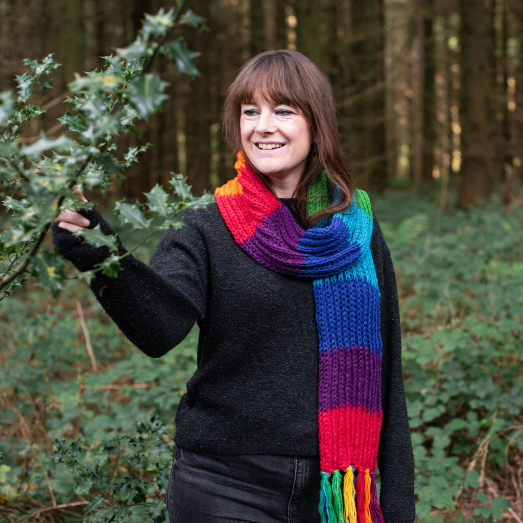 Rainbow Scarf-Siesta Crafts