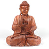 Larger Handcarved Sitting Buddha-Siesta Crafts