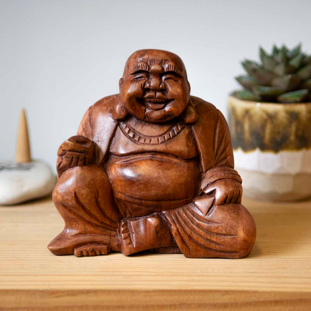 Small Laughing Buddha-Siesta Crafts