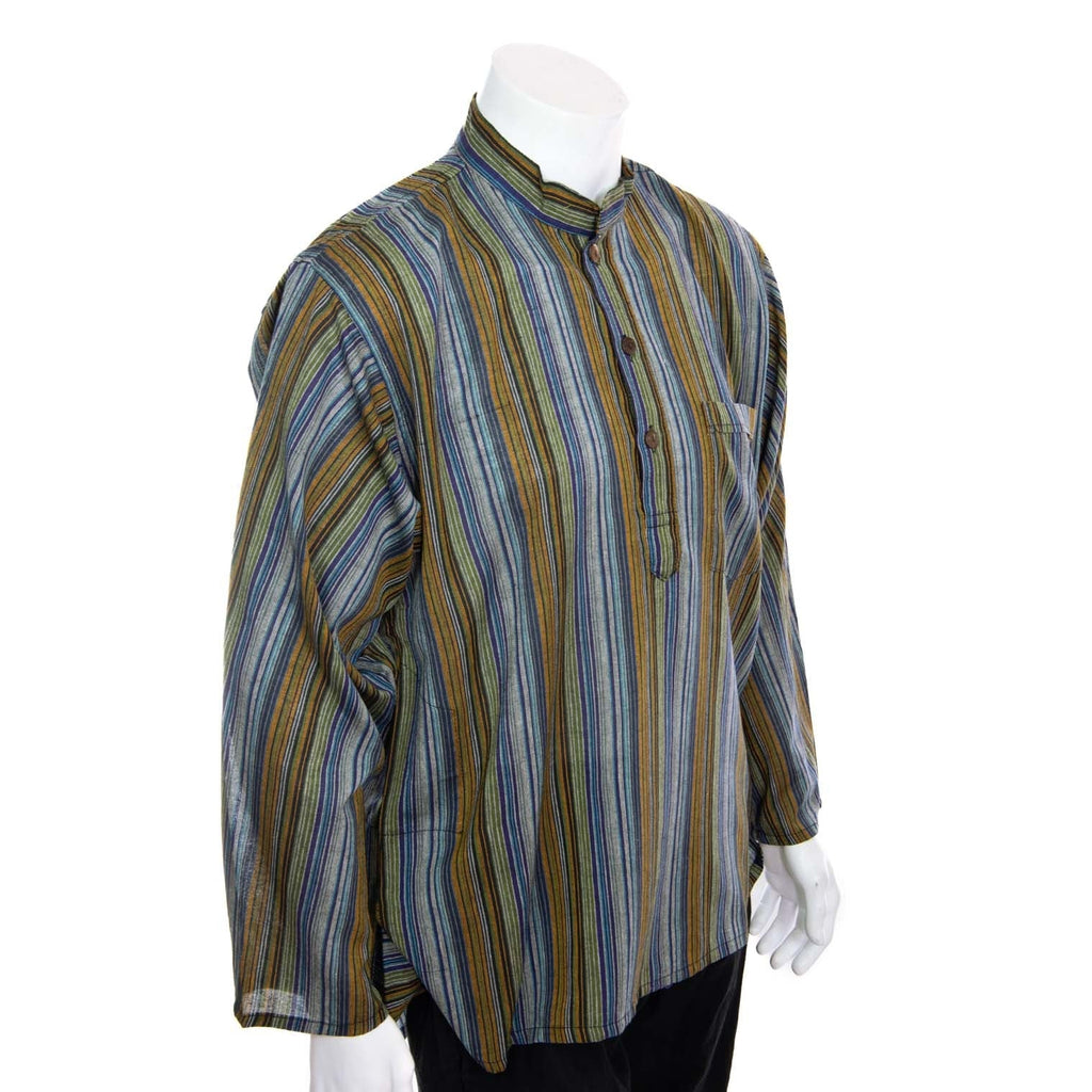 Stripy Grandad Shirt-Siesta Crafts
