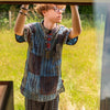 Short Sleeve Patch Kurta-Siesta Crafts