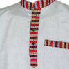 Tibetan Trim Fine Cotton Shirt-Siesta Crafts