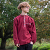 Tibetan Trim Fine Cotton Shirt-Siesta Crafts