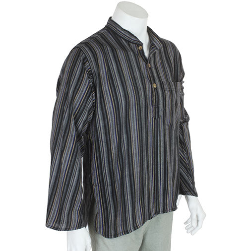 Stripy Grandad Shirt-Siesta Crafts