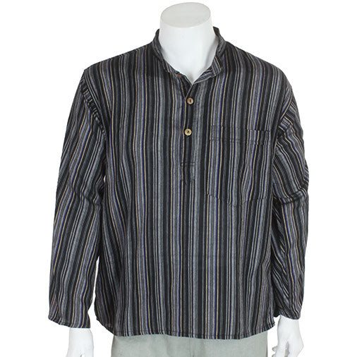 Stripy Grandad Shirt-Siesta Crafts
