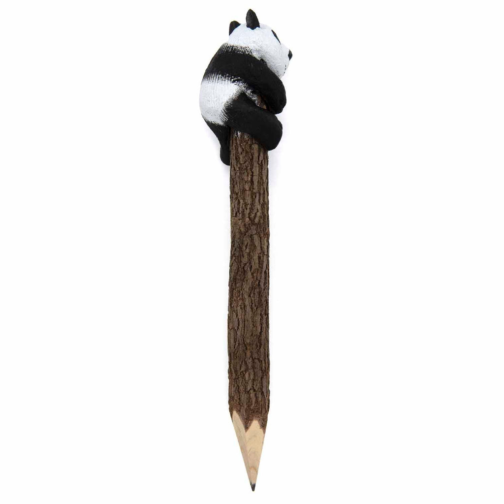 Panda Sawdust Pencil-Siesta Crafts