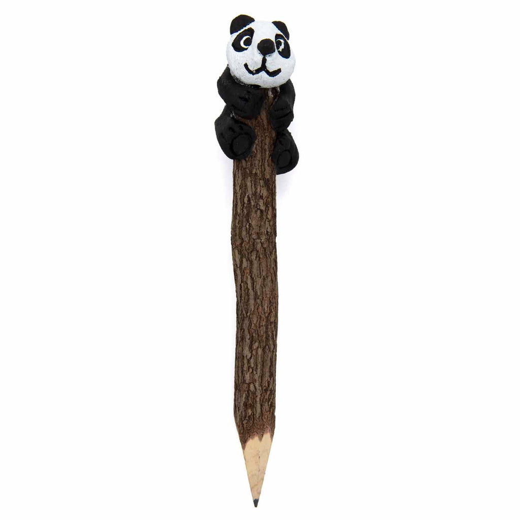 Panda Sawdust Pencil-Siesta Crafts