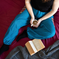 Thai Weave Pocket Ali Baba Trousers-Siesta Crafts