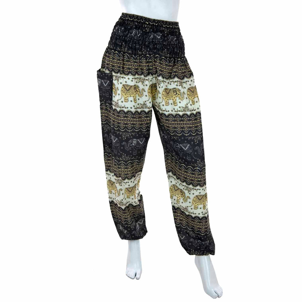 Elephant Print Trousers-Siesta Crafts