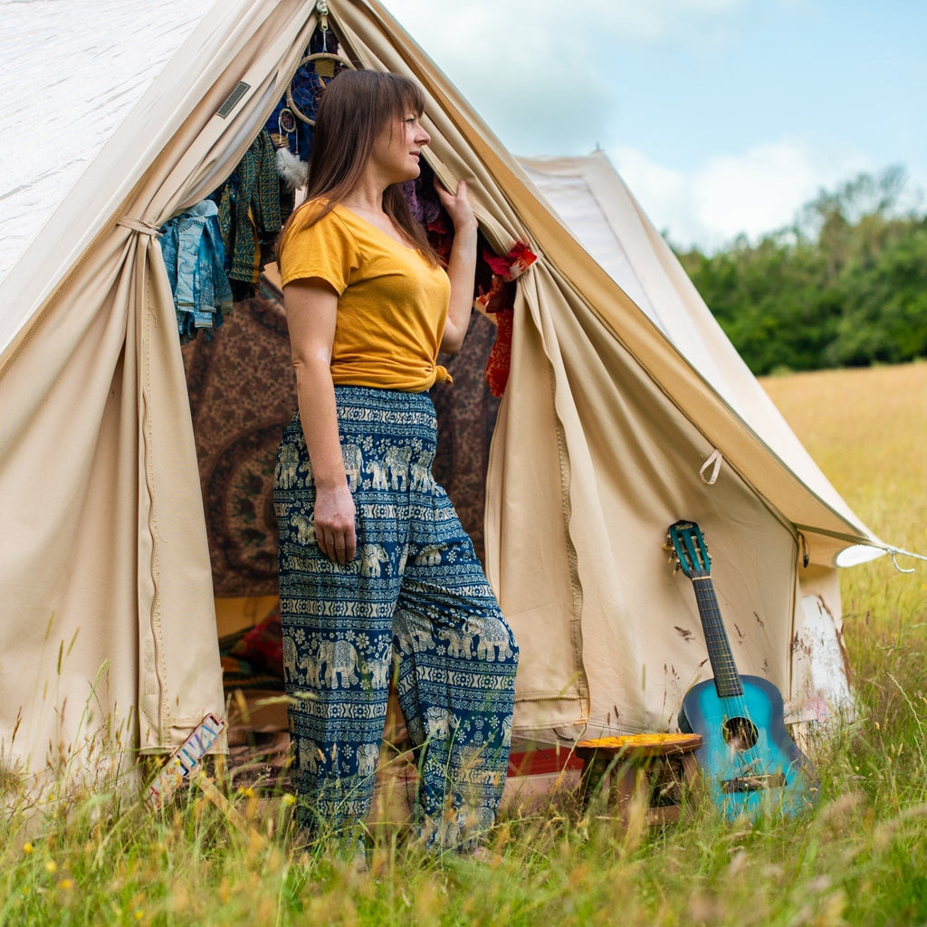 Elephant Print Trousers-Siesta Crafts