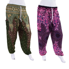 Festival Print Trousers-Siesta Crafts