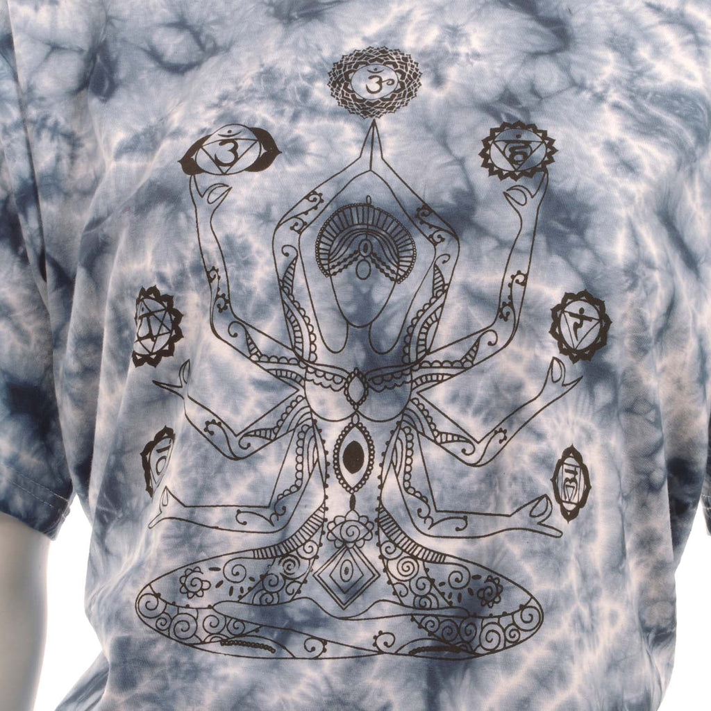 Chakra Hands Tie Dye T-Shirt-Siesta Crafts