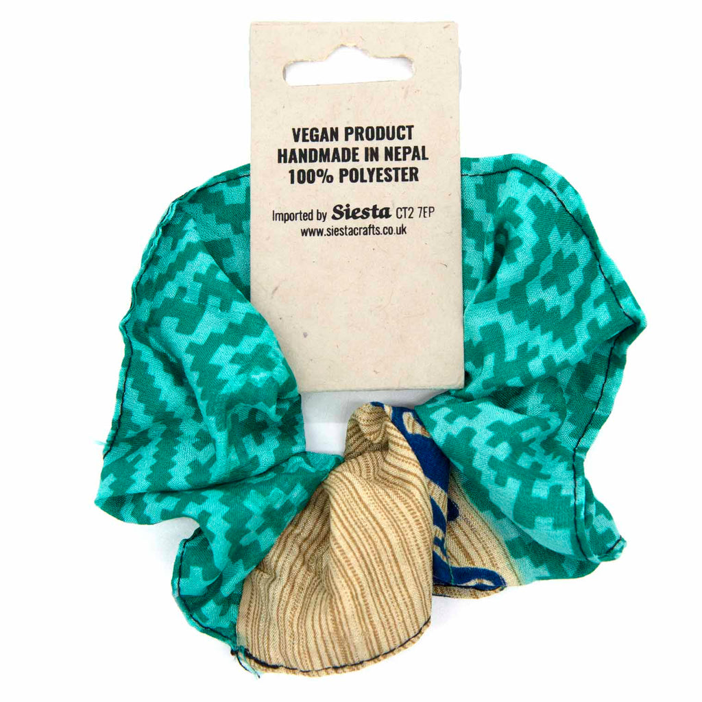 Recycled Sari Scrunchie-Siesta Crafts