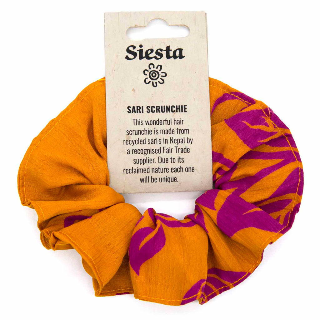 Recycled Sari Scrunchie-Siesta Crafts
