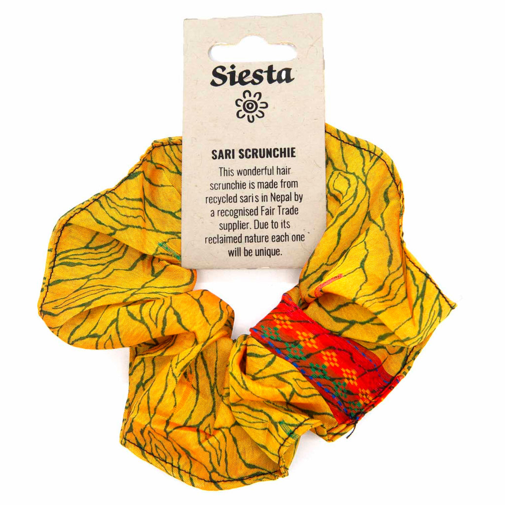 Recycled Sari Scrunchie-Siesta Crafts