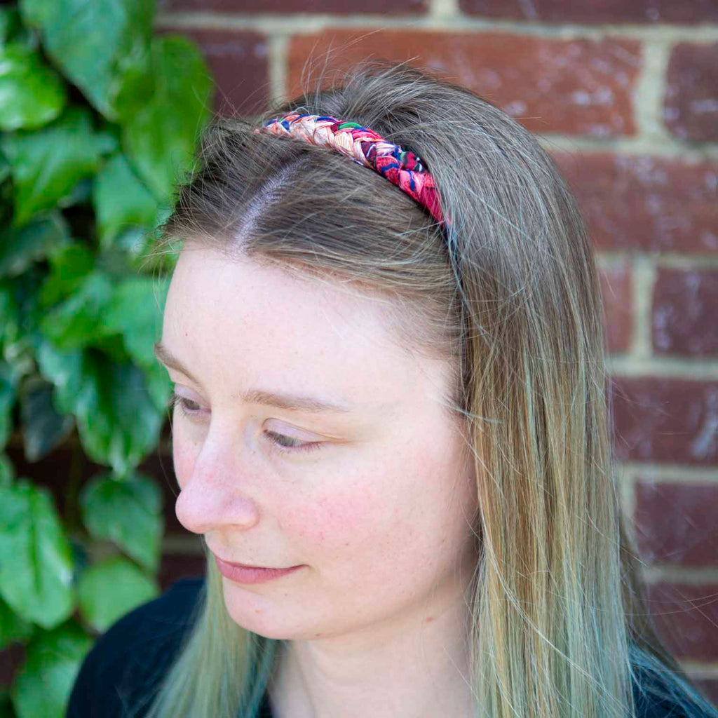 Recycled Sari Braid Band-Siesta Crafts