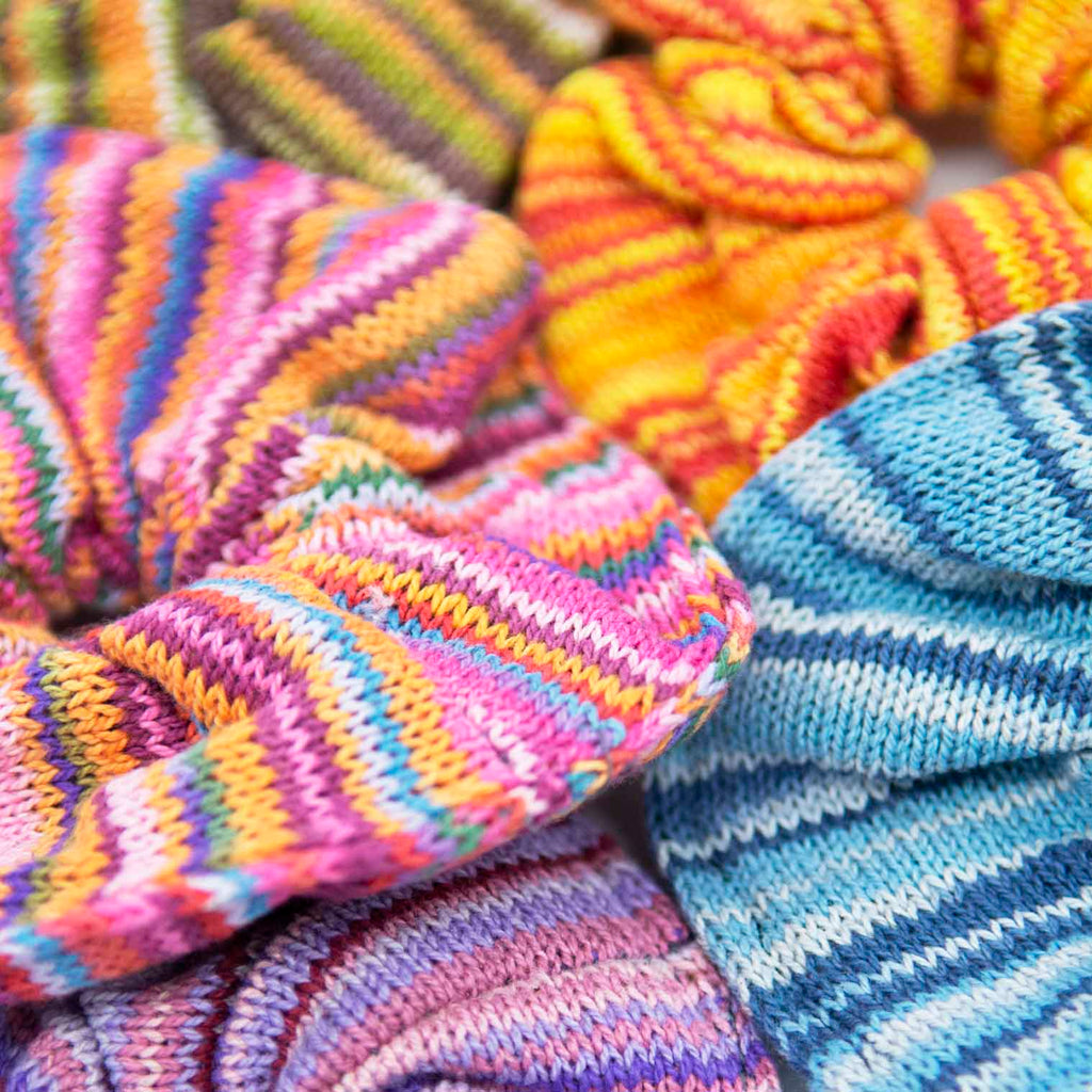 Knitted Cotton Scrunchie-Siesta Crafts