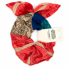 Recycled Sari Bow Scrunchie-Siesta Crafts