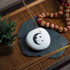 Moon Stone Incense Holder-Siesta Crafts