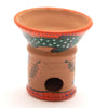 Painted Charcoal Incense Burner-Siesta Crafts