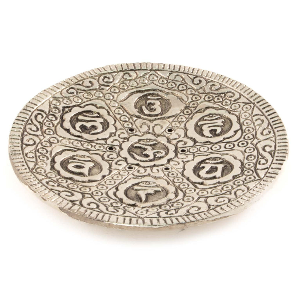 Aluminium Incense Plate-Incense Holders-Siesta Crafts