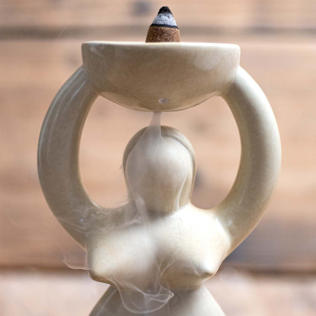 Goddess Soapstone Cone Burner-Siesta Crafts