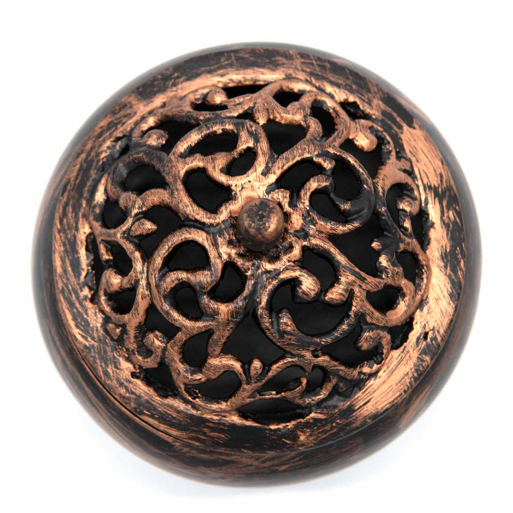 Ornate Iron Burner-Siesta Crafts