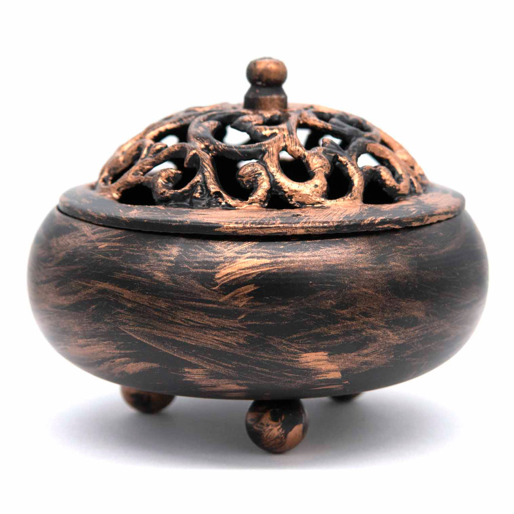 Ornate Iron Burner-Siesta Crafts