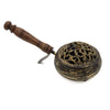 Ornate Iron Burner with Handle-Siesta Crafts