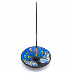 Dot Painted Tree of Life Incense Holder-Siesta Crafts
