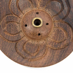 Dark Wood Incense Holder-Siesta Crafts