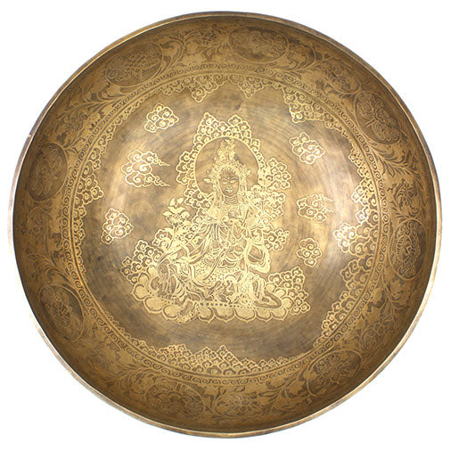 Giant Etched Artisan Singing Bowl No.128-Siesta Crafts