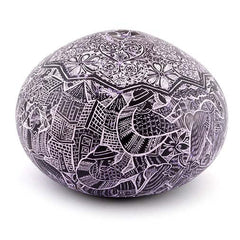 Artisan Intricate Folk Art Gourd No.3-Siesta Crafts