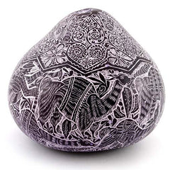 Artisan Intricate Folk Art Gourd No.4-Siesta Crafts