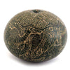 Artisan Intricate Folk Art Gourd No.9-Siesta Crafts