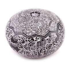 Artisan Intricate Folk Art Gourd No.11-Siesta Crafts