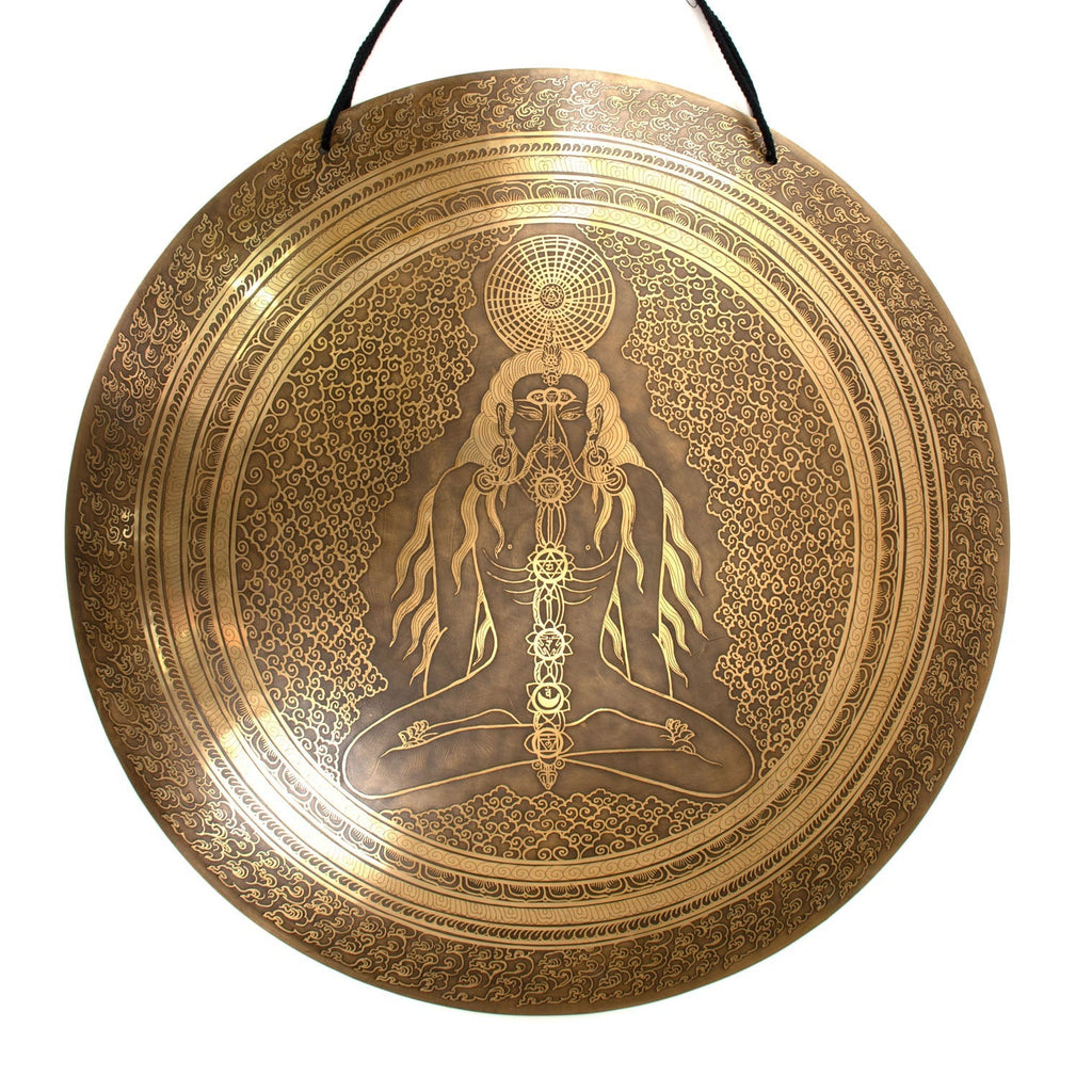Yogi Chakra Metal Wind Gong No.32-Siesta Crafts