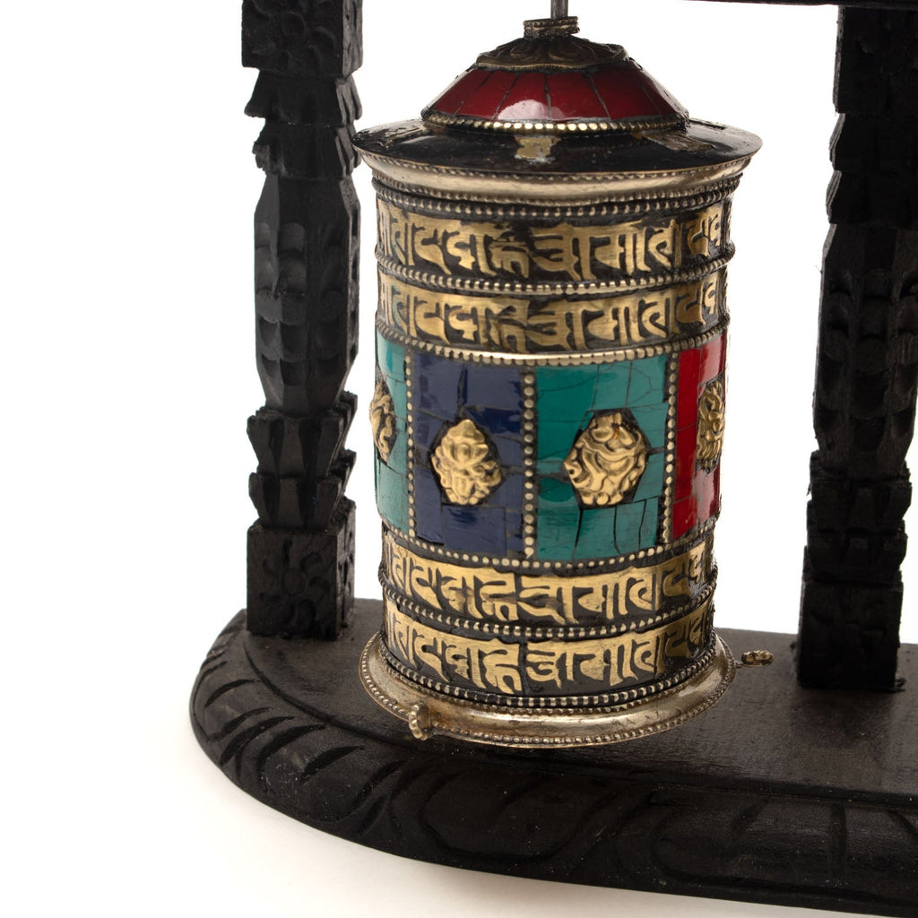 Special Wall Double Prayer Wheel No.236-Siesta Crafts