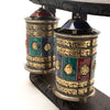 Special Wall Double Prayer Wheel No.236-Siesta Crafts