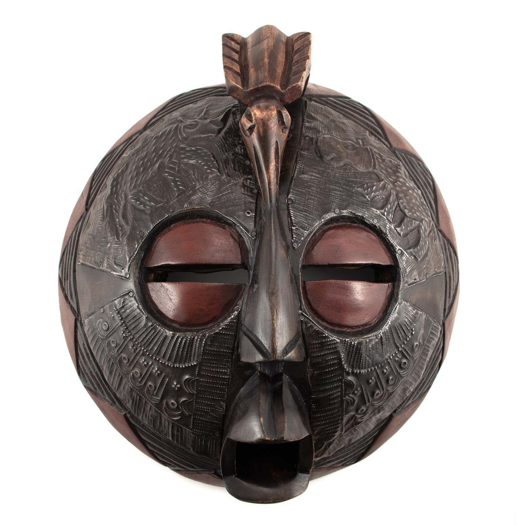 Artisan Ghanaian Mask No.1-Siesta Crafts