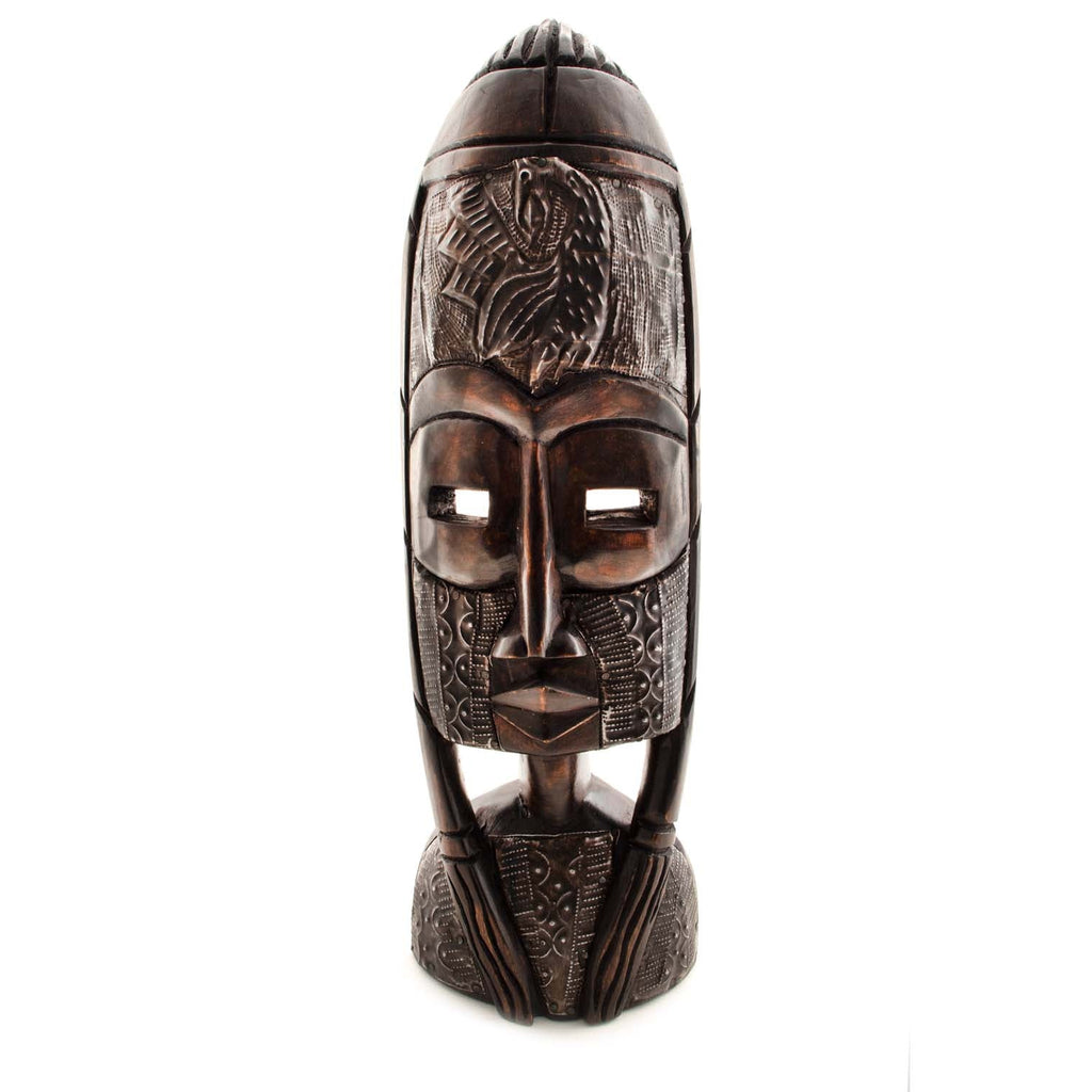 Artisan Ghanaian Mask No.2-Siesta Crafts