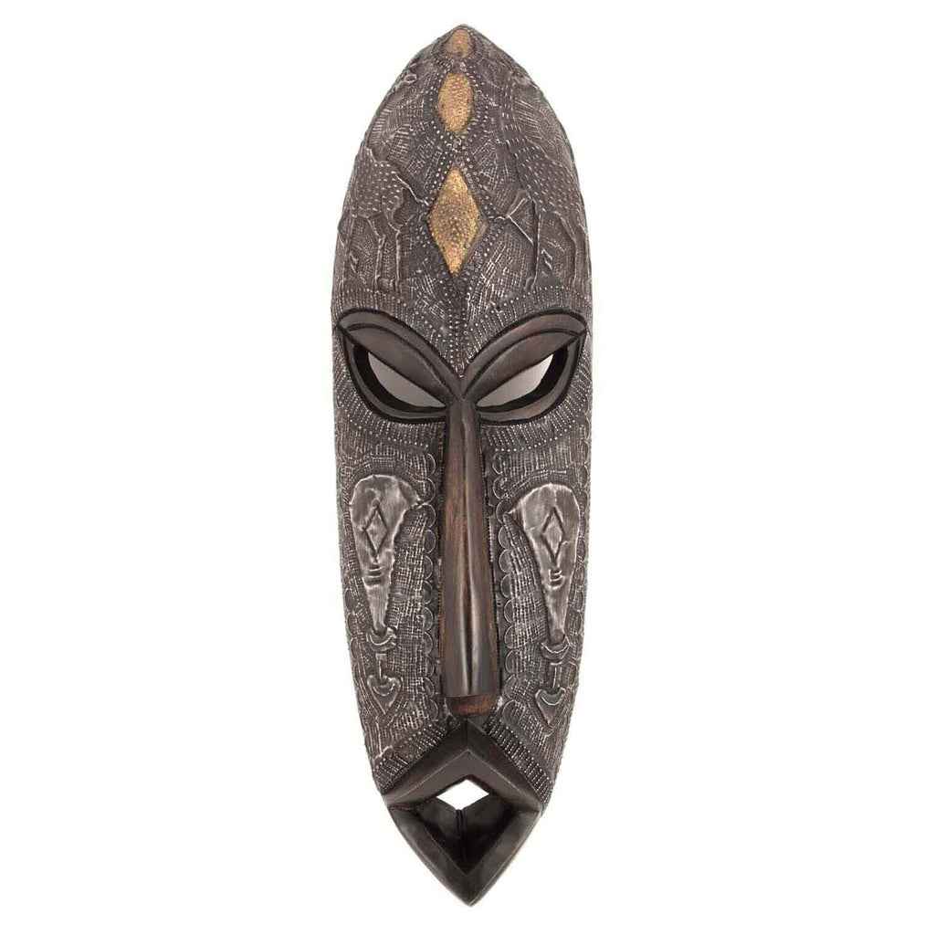 Artisan Ghanaian Mask No.3-Siesta Crafts