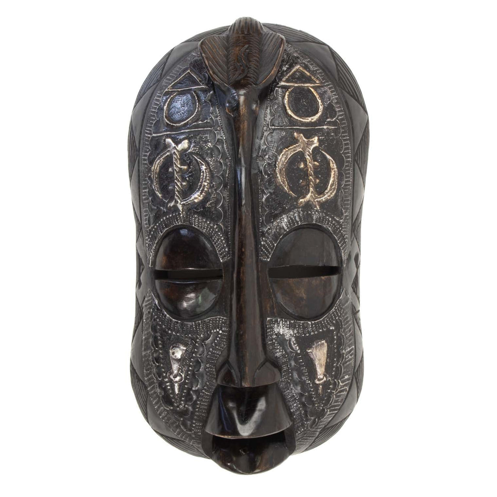 Artisan Ghanaian Mask No.4-Siesta Crafts