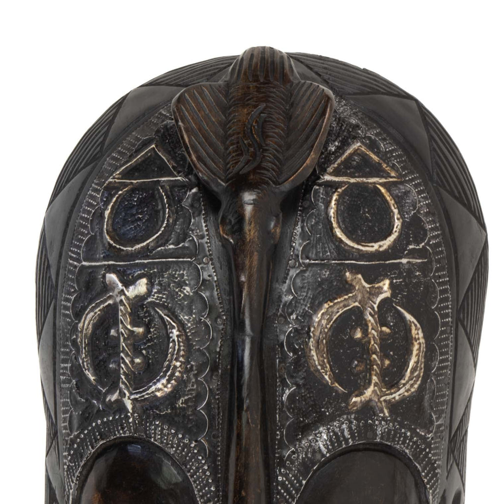 Artisan Ghanaian Mask No.4-Siesta Crafts