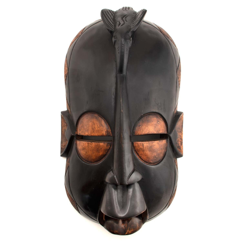 Artisan Ghanaian Mask No.5-Siesta Crafts