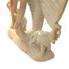 Soapstone Elephant Trunk Sculpture with Babies-Siesta Crafts