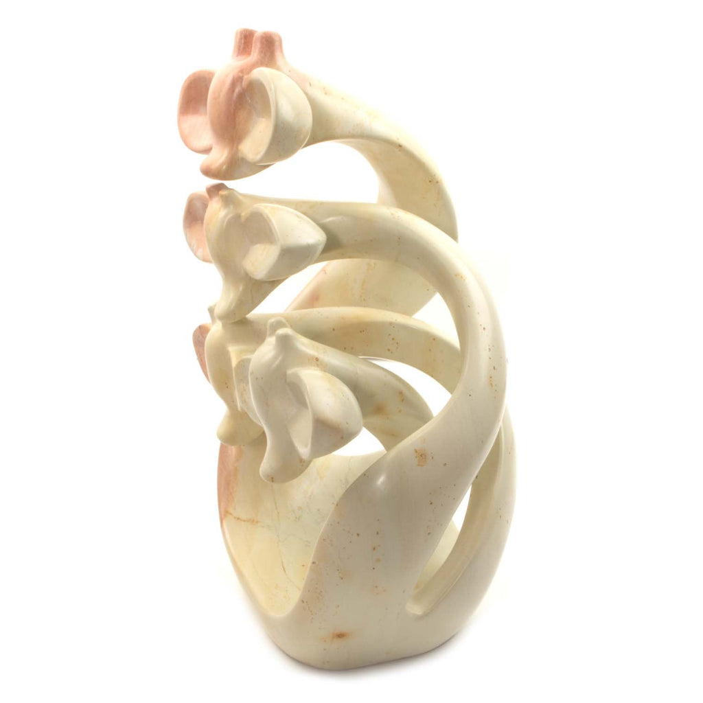 Soapstone Giraffe Knot Carving No.18-Siesta Crafts