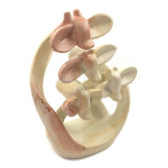 Soapstone Giraffe Knot Carving No.18-Siesta Crafts
