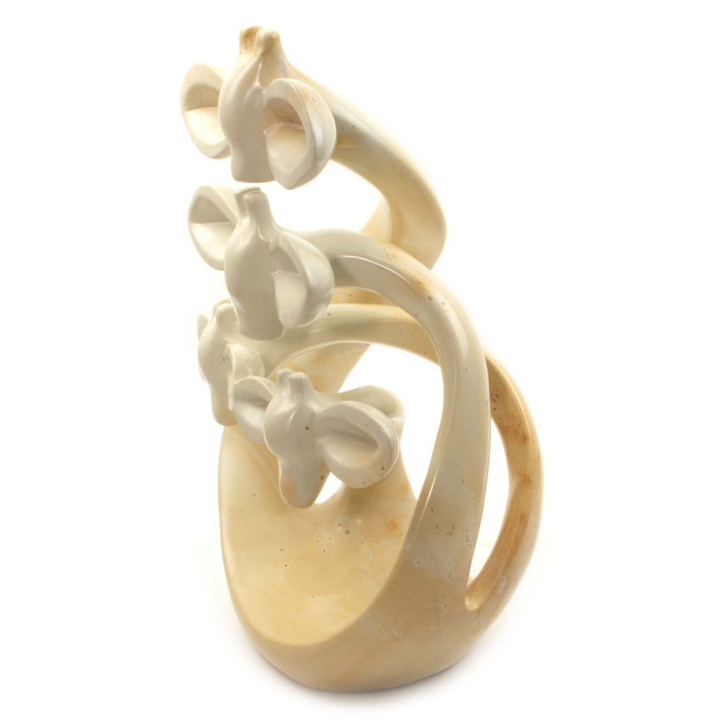 Soapstone Giraffe Knot Carving No.17-Siesta Crafts